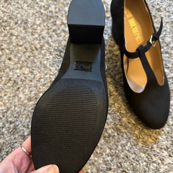 Dream Pairs Black Mary Jane’s T Strap Ankle Chunky 7.5 - Picture 5 of 5